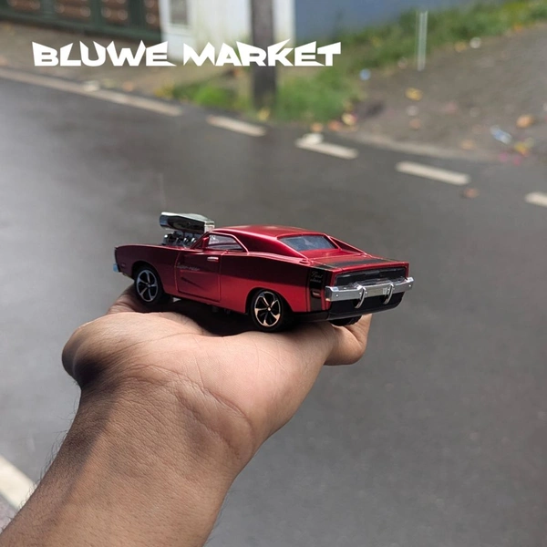 Dodge Challenger 1/36 SCALE Red New Metalic Diecast Car