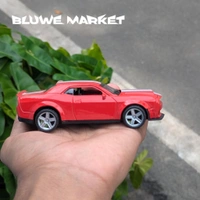 Dodge Challanger Red 1/36 Metal Diecast Car - Red