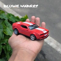 Dodge Challanger Red 1/36 Metal Diecast Car - Red