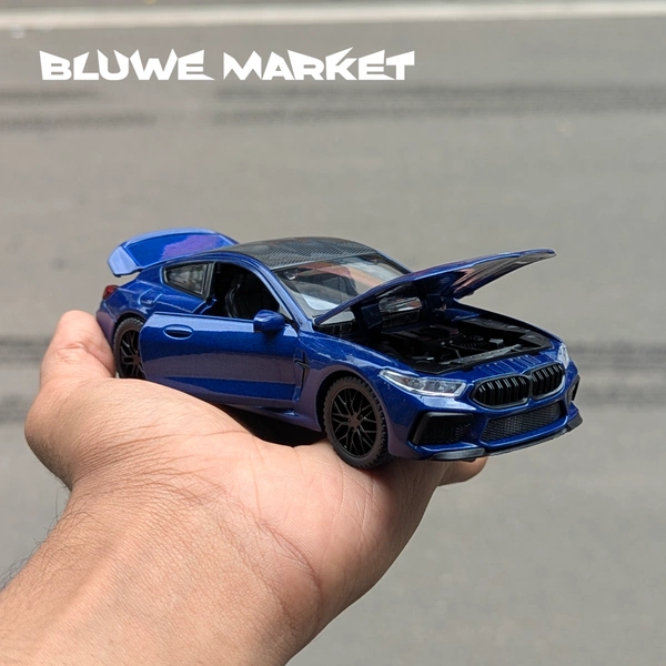 BMW M8 Premium Scale 1/32 Diecast Car - Blue