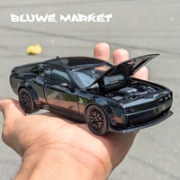 Dodge Challanger Srt Demon 1/32 Premium Diecast Car - Black