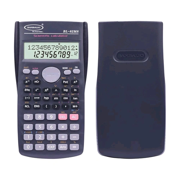 Bambalio BL82MS 240 Functions and 2 Line Display Scientific Calculator, 3 Years Warranty.