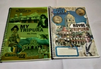 Set Of 2 Notebook (With Special Theme Of Royal Tripura & My Tripura MY Pride), Spiral Binding,A4 Size, 200 Pages, Free Question Sets With OMR Sheet, Get A Chance To Win Prize & Certificates - 2, A4 Size