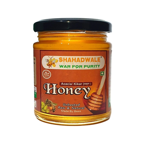 SHAHADWALE Acacia Honey | Kikar Honey | Babool Flora Honey - 250 Gm, Natural Honey