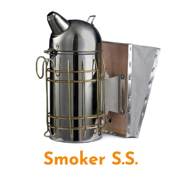 Shahadwale Bee Smoker - Premium Stainless Steel For Beekeeping with Home Delivery - S Steel, 740 gm