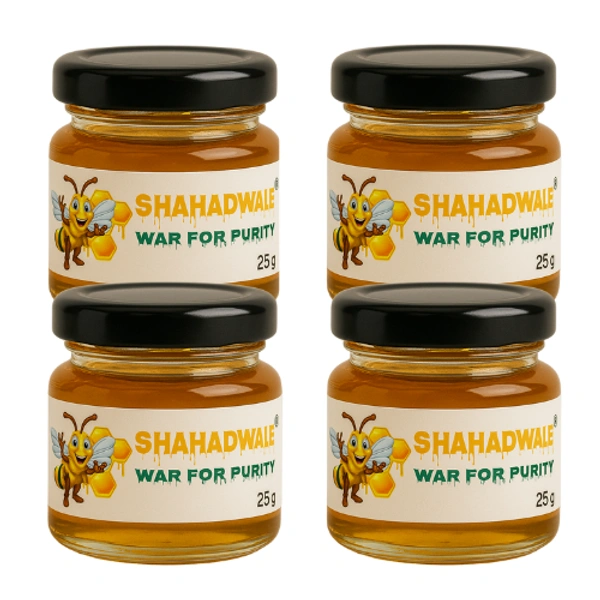 SHAHADWALE Honey Samples - 50gm * 4, Sample