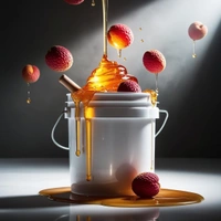 SHAHADWALE Lychee Honey / Litchi Honey - Bulk for Brands & Wholesalers - 28Kg