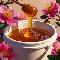 Shahadwale Rosewood Honey / Sheesham Honey - Bulk for Brands & Wholesalers - Bucket, Rosewood, 28kg