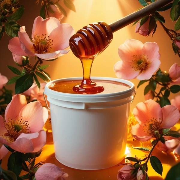 Shahadwale Rosewood Honey / Sheesham Honey - Bulk for Brands & Wholesalers - Bucket, Rosewood, 28kg