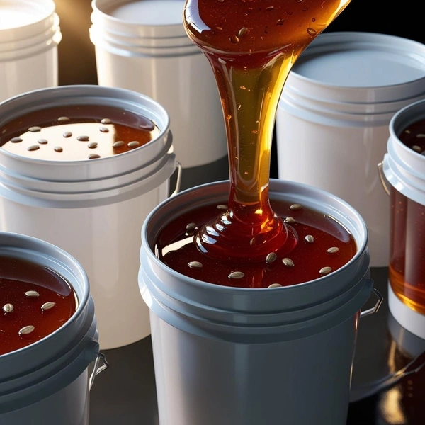 Shahadwale Buy Pure Sesame / Til Honey – Natural Honey Bulk for Brands & Wholesalers - Bucket, Sesame/Til Honey, 28 kg