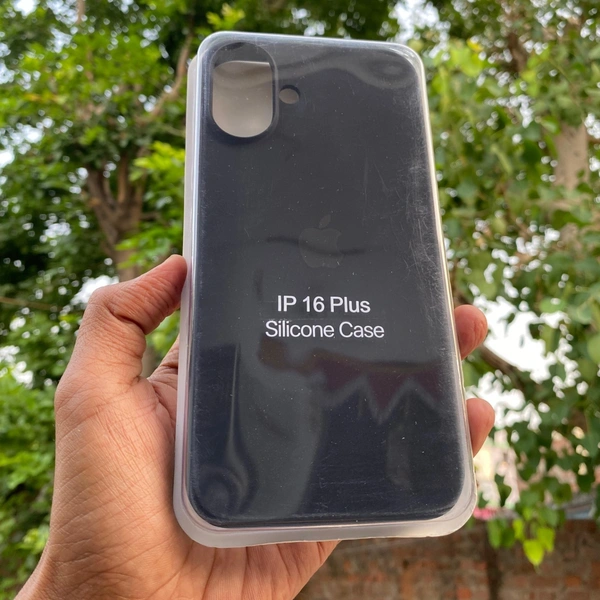 Genric Soft Silicone I Phone Case 7 Plus To 16 Series - I Phone 16 Plus Black, Black