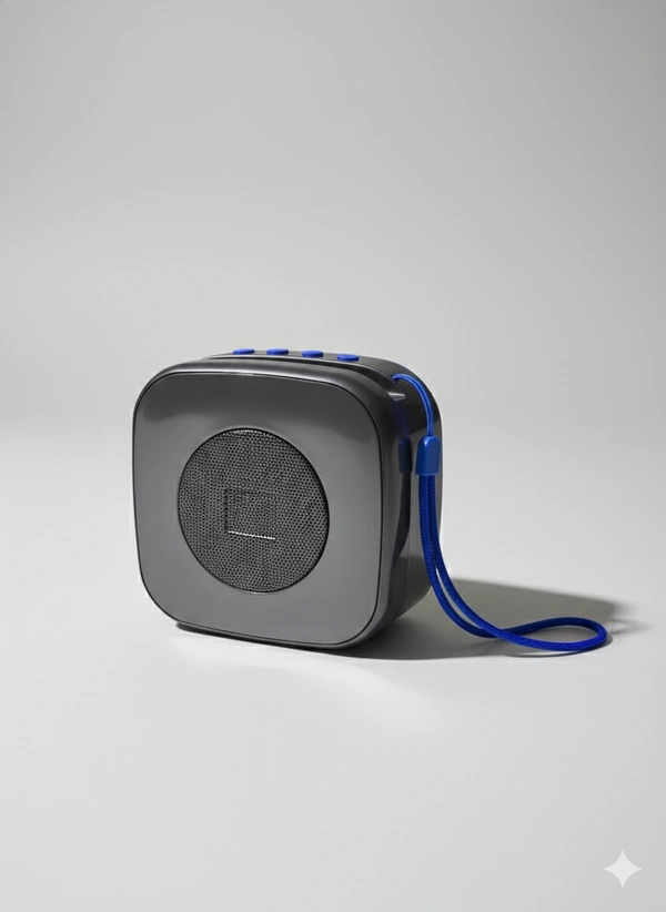 Generic DH-1308 Compact Outdoor Wireless Speaker – Dynamic Bass & Colorful LED Lighting