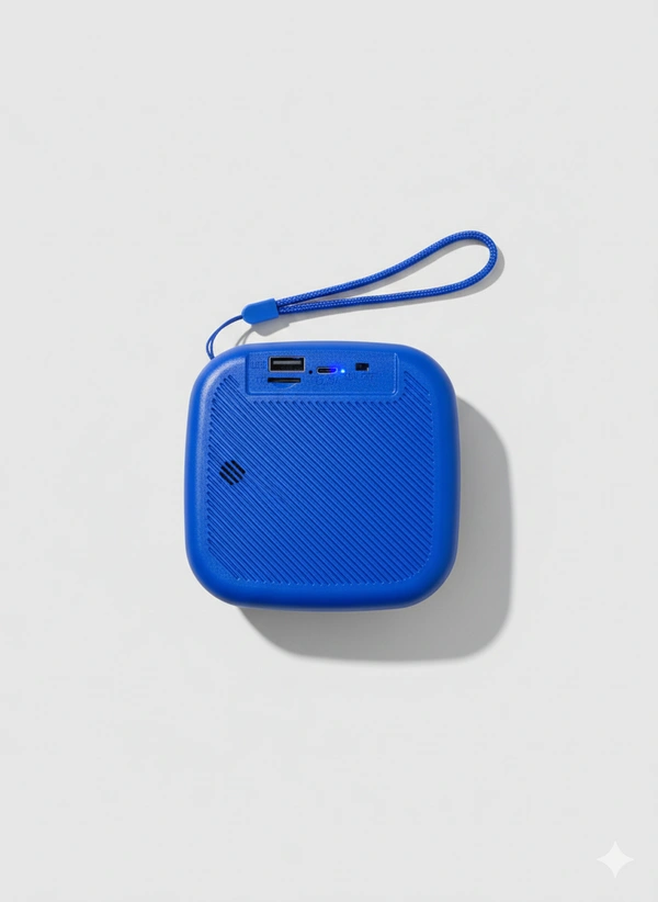 Generic DH-1308 Compact Outdoor Wireless Speaker – Dynamic Bass & Colorful LED Lighting