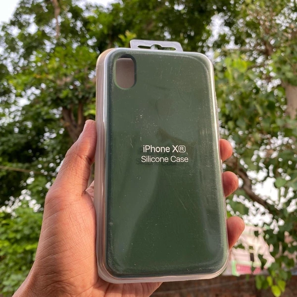 Soft Silicone I Phone Case 7 Plus To 16 Series - I Phone XR Dark Green