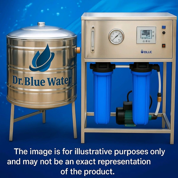 100 LPH RO Water Plant with 250 Ltr Stainless Steel Storage Tank – Dr. Blue Water ( Note : Call 9663815555 For Actual Pricing )
