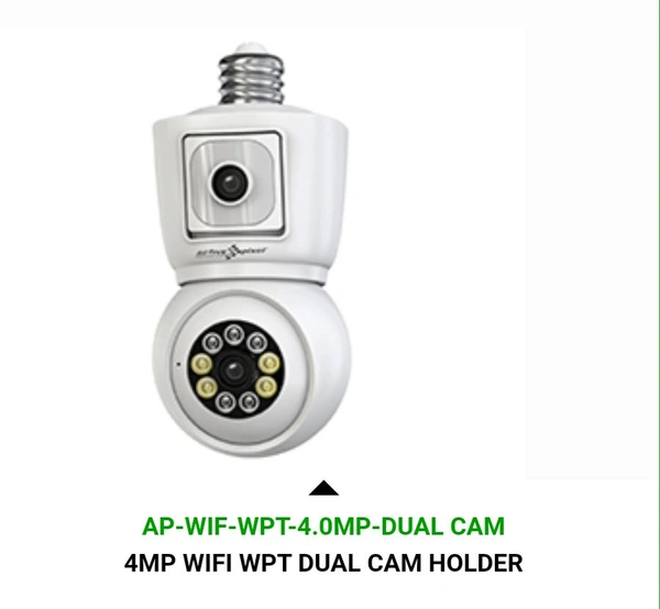 ACTIVE PIXEL AP-WIF-WPT-4.0MP-DUAL CAM HOLDER - White
