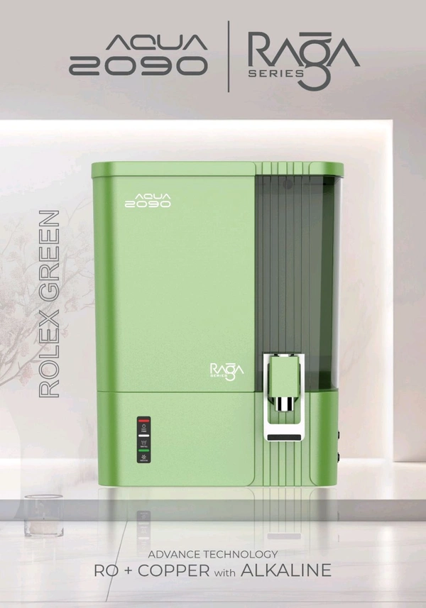 RAGA AQUA 2090 RAGA SERIES ROLEX GREEN RO UV TDS WATER PURIFIER - ROLEX GREEN