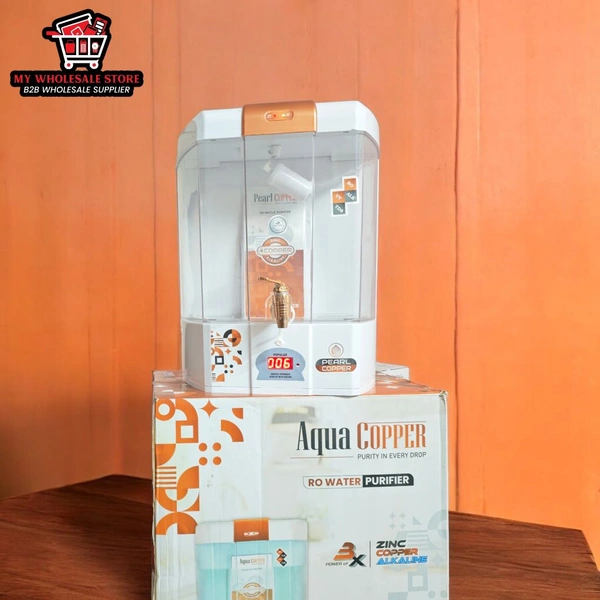 AQUA COPPER ( PEARL ) RO+UV+TDS+COPPER+DIGITAL - Brown