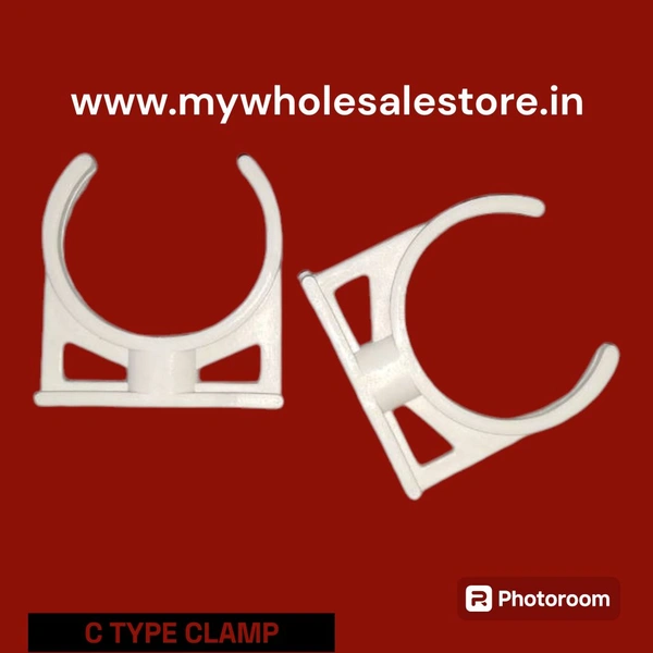 C CLAMP 2.5 inch - White