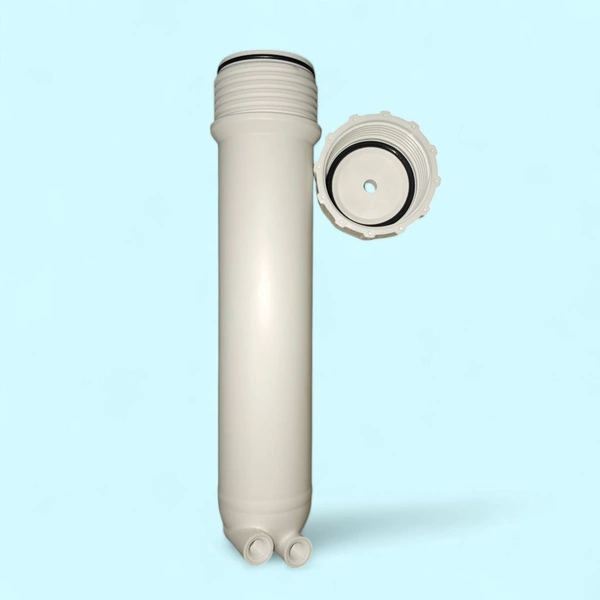 MEMBRANE HOUSING | 450 GRAM HEAVY QUALITY | IMPORTED | MEMBRANE HOUSING FOR RO MEMBRANE, DOUBLE O RING MEMBRANE HOUSING FOR DOUBLE LEAKAGE PREVENTION, WORKS WITH ALL DOMESTIC 50, 75, 80 & 100 GPD - White, 10 INCH