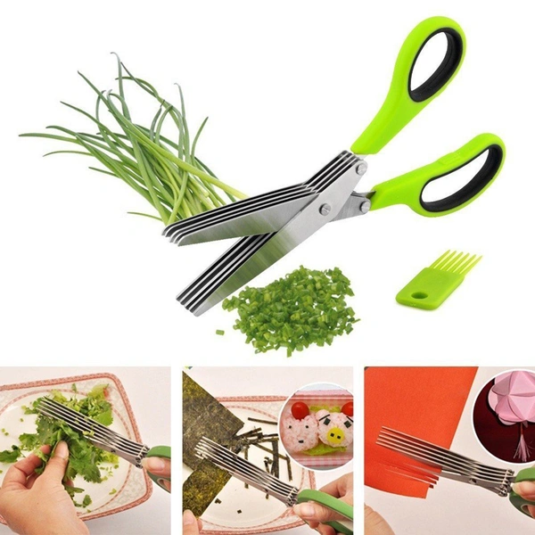 Herb Vegetable Cutter Scissor