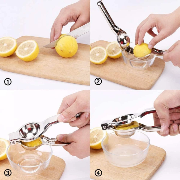 Steel Lemon Squeezer with Bottle Opener