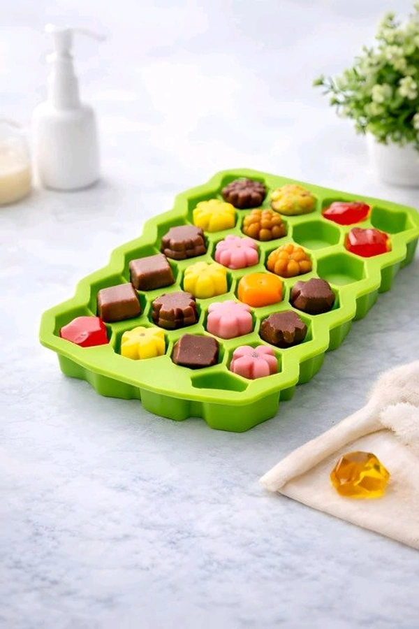 Ice Cubes Tray Pack Of 2 (13 Cavity)