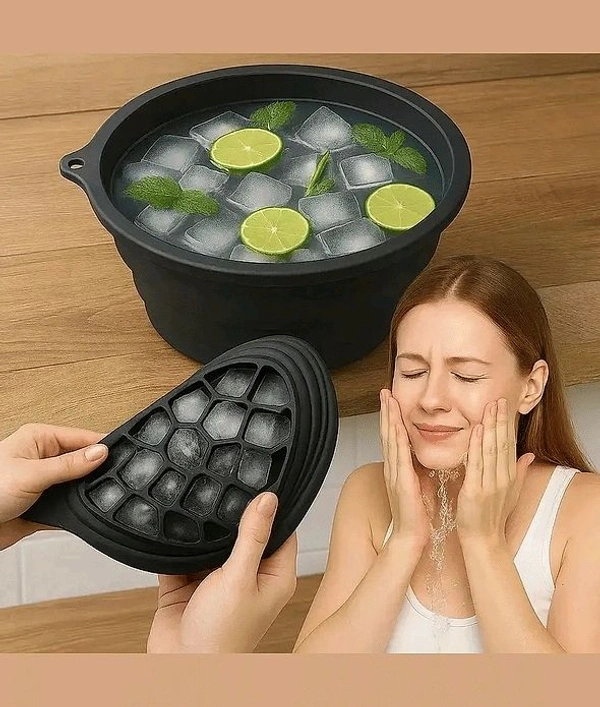 Silicon Face Ice Bowl
