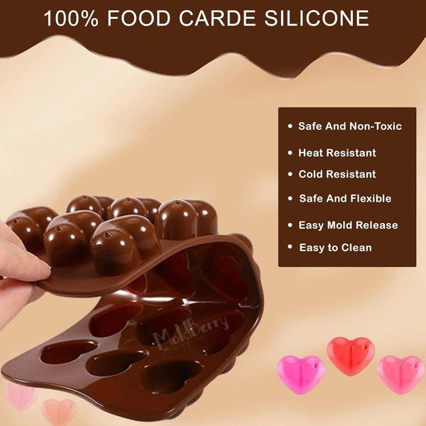 Silicon Chocolate Mould Pack of 2
