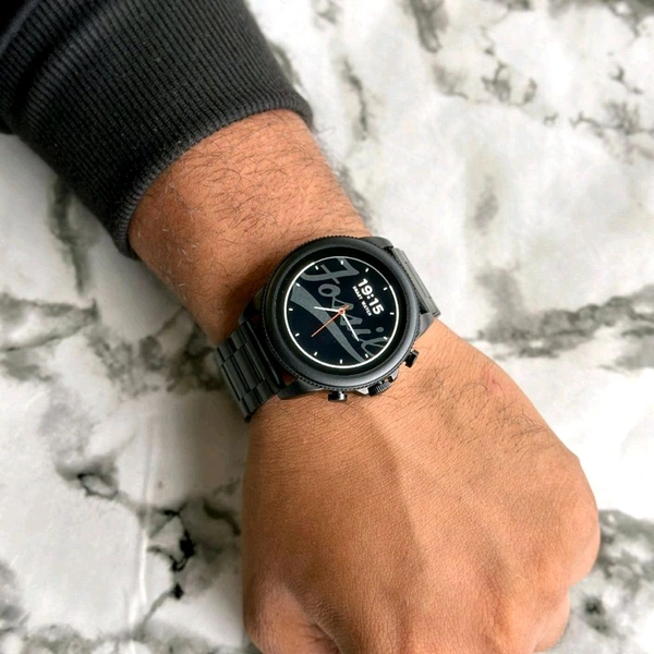 Generation 6 2023 Metallic Alloy Body With Amalgam Of Most Unique Colours Till Date, Heart Sensor With 24/7 Monitoring, Bluetooth Calling Support - Black