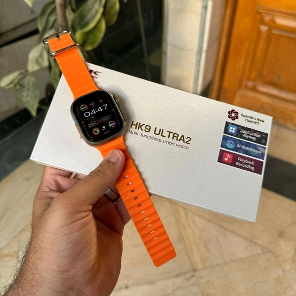 Wearfit HK9 Ultra 2 ChatGPT Amoled Smart Watch 49mm Wireless Charging Bluetooth Call Men Local Music Smartwatch 2024