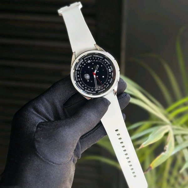 Wearfit Watch 6 Classic Premium Smartwatch With AMOLED Display With Compatible Os Android & IOS