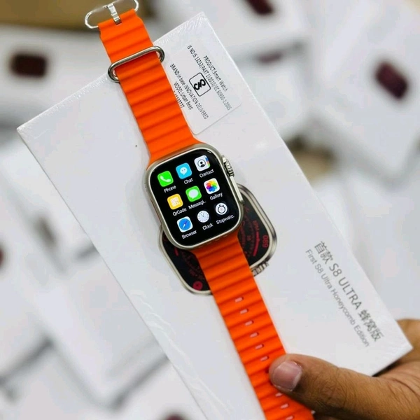 NEW 4G Network S8 Ultra Sim Card Call Smart Watches Android OS GPS Map 2.08" Screen Heart Rate App Install Smart Watch | Same As Smartphone