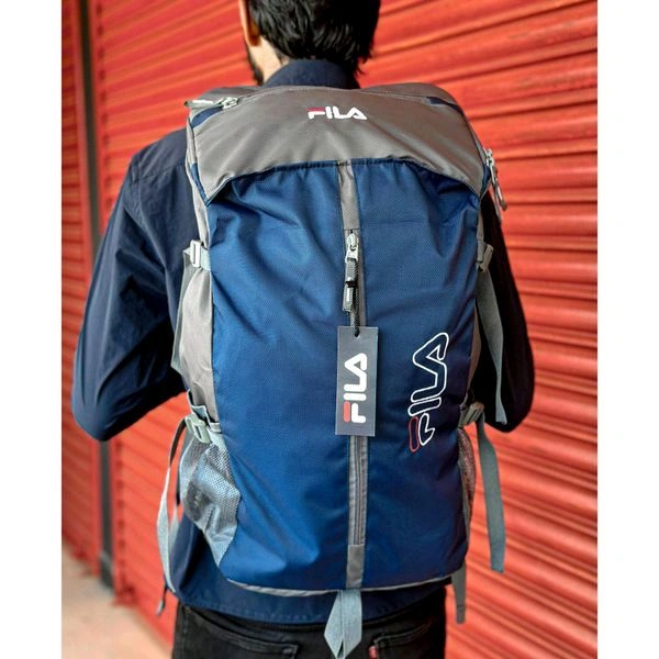 Outdoor Sports Backpack 40L Mountaineering Bag Waterproof Hiking Backpack Camping Climbing Rucksack Travel Trekking Backpack - Blue