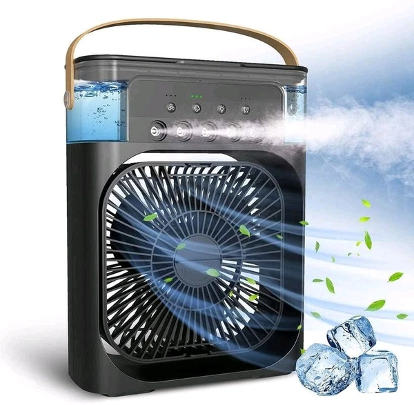 Portable Air Conditioner Fan, Personal Mini Small Evaporative Air Cooler Cool Mist Humidifier, 1/2/3 H Timer, 3 Speeds & 3 Spray Modes For Room Office Home Travel