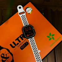 New Arrivals Ultra 10 In 1 Series 8 Ultra With Case, 8 Straps, Tws Pro 2. 8 Straps, Watch protectorr, Wireless Fast Charging Cable And Manual Book Included In Box