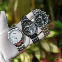 Woo Time Analog Quartz Movement Best Quality Watch With High Quality Strap Best finishing Body & Case - White