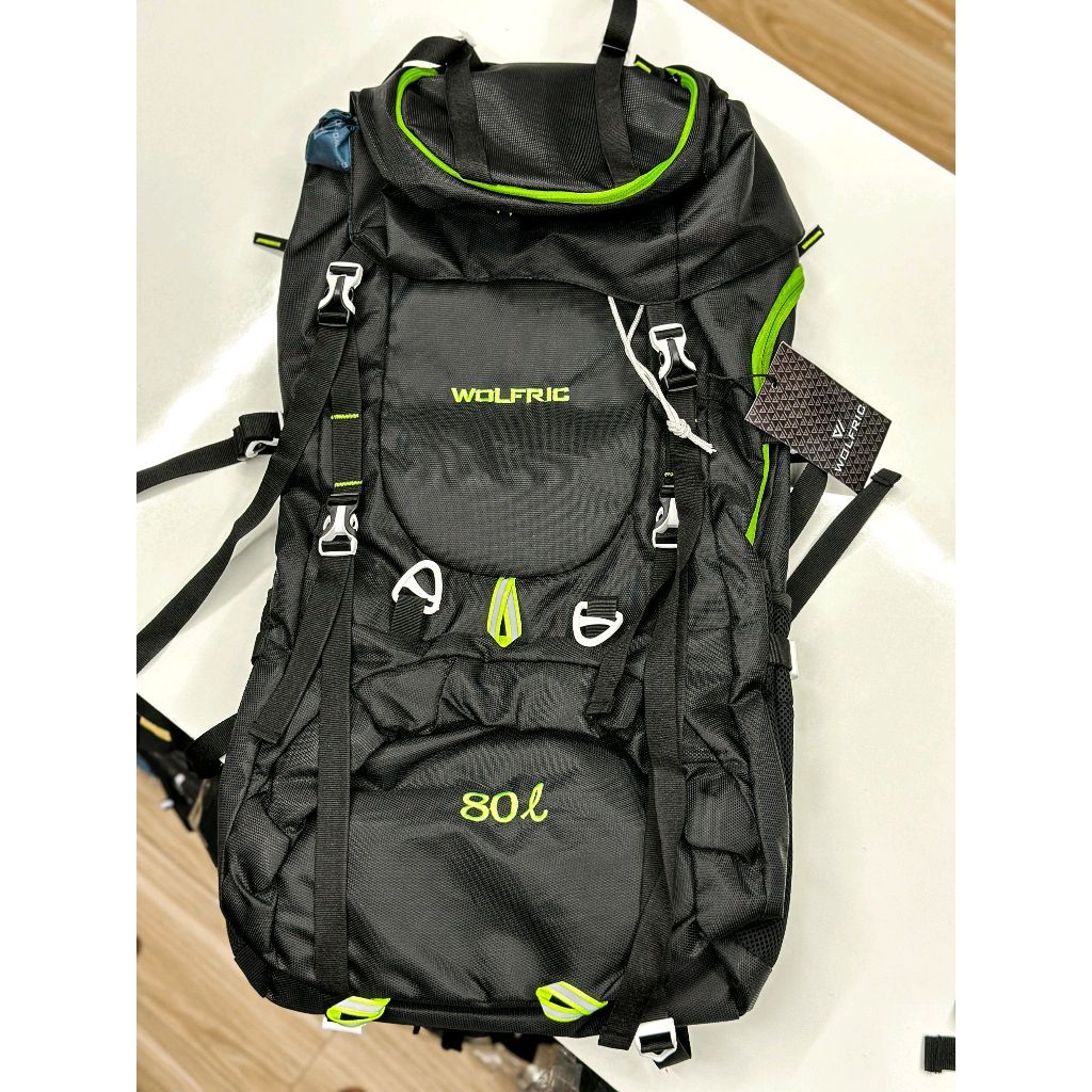 Original WOLFRIC Trekking Bag, 80 Liter Capacity, High End Quality