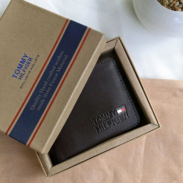 Classic Men's Leather Wallet, High Quality with Brand Box Packing, Perfect For Gifting