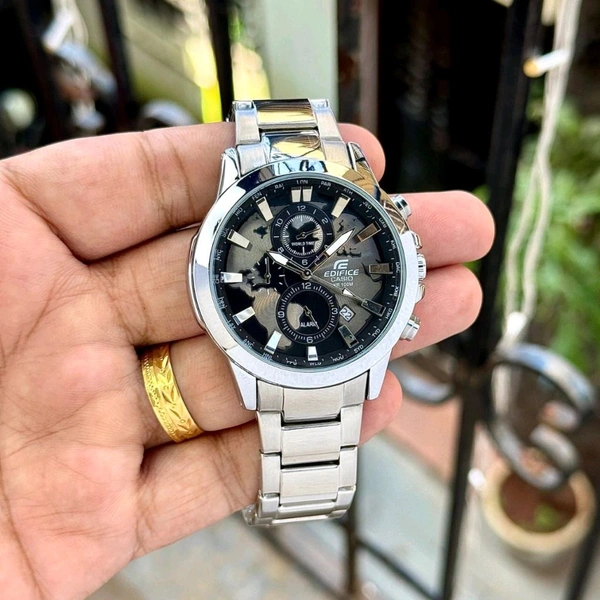 Analog EFR 303 World Map Powerful Hi-End Quartz Chronograph Machinery Watch For Men