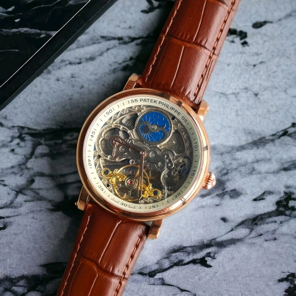 Analog Rotating Tourbillon Pendulum Charge Japanese Automatic Movement Watch Collection