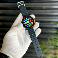 V3 Ultra Max Smart Watch 16 Inch Full Round Screen IP67 Waterproof Blood Pressure and Heart Rate Smart Watch - Black