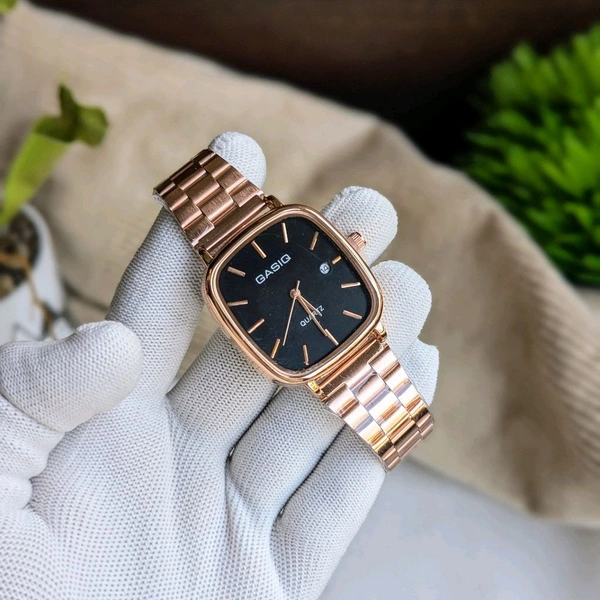 Buy 1 Get 1 Free Offer | Most Demanded Gasiq Quartz Movement Watch With High Quality Strap Best finishing Body & Case - SRQ3