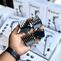 Kemei KM-809A Professional Rechargeable Hair Trimmer Electric Hair Clipper, Razor Trimmer 120 min Runtime 4 Length Settings