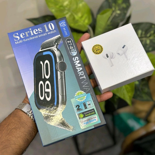 Most Awaited Budget Combo | ZT-002 Series 10 Smartwatch, Air Pro Wireless Bluetooth Buds