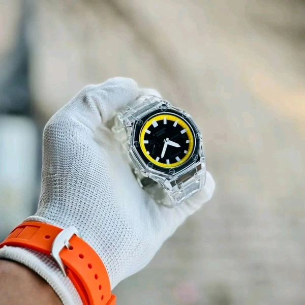 Buy 1 Get 1 Free Offer, Analog And Digital High Quality Quartz Movement Watch Collection With High Quality Strap Best finishing Body & Case - SRG4