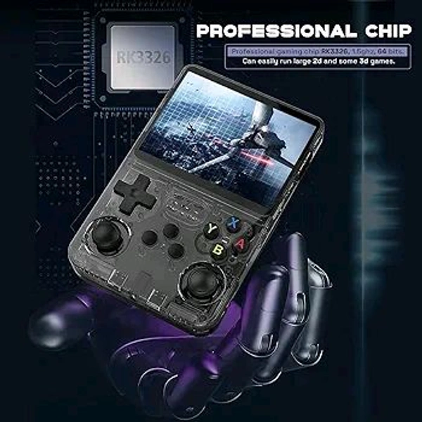 New World R36S Retro Handheld Video Game Console 3.5 inch Retro Handheld Video Games Consoles Built-in Rechargeable Battery Portable Style Preinstalled Hand Held Game Consoles (Multicolour)