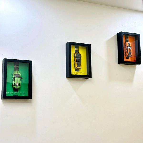Premium Framed Car Model – 3D Wall Decor for Auto Enthusiasts, Unique Models - SRC1