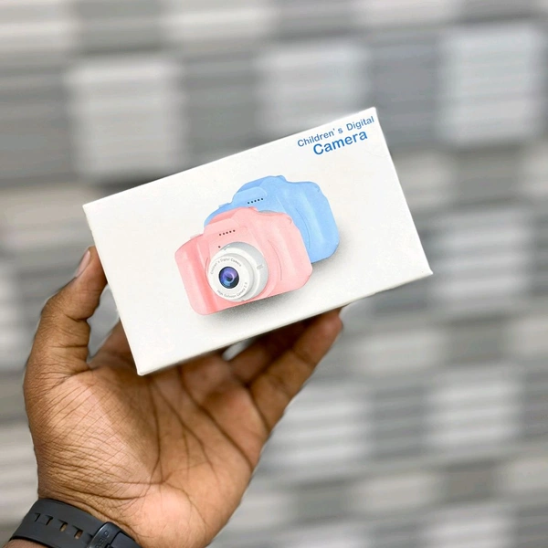 Kids Digital Camera with Screen – 1080P Photo & Video, Rechargeable, USB Cable, Cartoon Design – Perfect for Boys & Girls