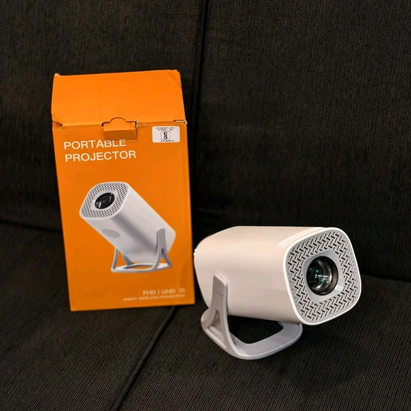 Mini Smart Android Projector With 4K Decoding FHD Display | Built-in OS | Wireless Screen Mirroring | Ultra Portable Design